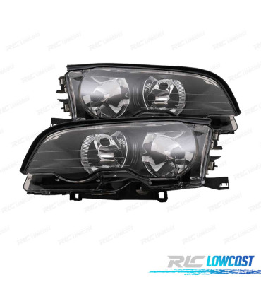 PHARES BMW E46 COUPÉ 01-03 FOND NOIR