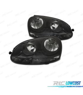 PHARES VOLKSWAGEN VW GOLF V 03-08 FOND NOIR