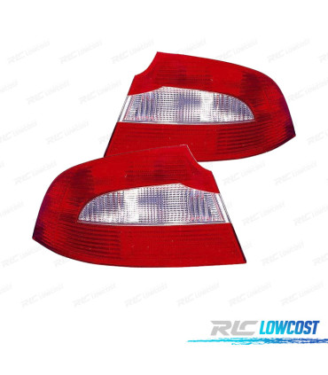 FEUX ARRIÈRE POUR SKODA SUPERB 08-13 BLANC ROUGE
