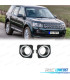 CONTOURS PHARES ANTIBROUILLARD LAND ROVER FREELANDER 2 10-13 NOIR CRHOMÉ
