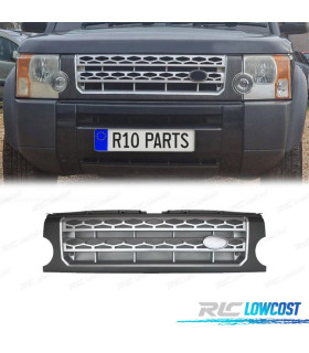 GRILLE LAND ROVER DISCOVERY III 05-09 GRIS MATE ARGENT