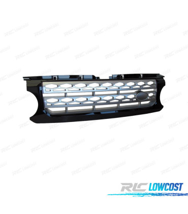 GRILLE LAND ROVER DISCOVERY IV 09-16 NOIR BRILANTE ARGENT