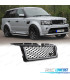 GRILLE RANGE ROVER SPORT 05-09 LOOK AUTOBIOGRAPHY NOIR BRILLANT ARGENT