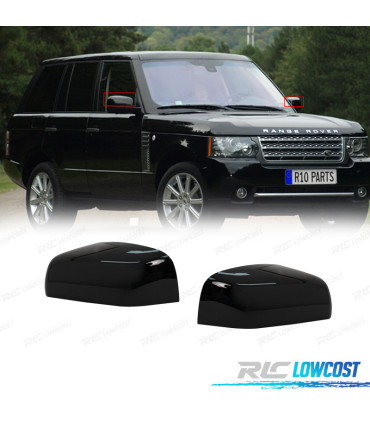 COQUES DE RÉTROVISEURS RANGE ROVER VOGUE 10-12 NOIR BRILLANT