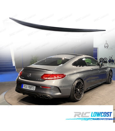 AILERON BECQUET LAME COFFRE MERCEDES CLASE C COUPE C205 14-17 AMG NOIR BRILLANT