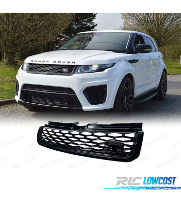 CALANDRE RANGE ROVER EVOQUE LOOK SVR NOIR BRILLANT