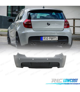 PARE-CHOCS ARRIÈRE BMW E81 E87 04-11 LOOK M PDC DOUBLE SORTIE