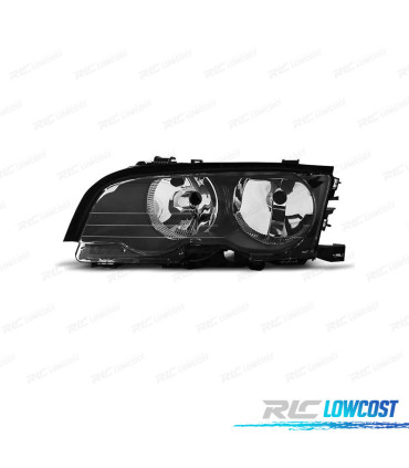 PHARE GAUCHE BMW E46 COUPÉ CABRIO 99-01 FOND NOIR