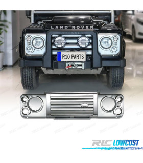 CALANDRE LAND ROVER DEFENDER 90 110 83-16 LOOK SVX ARGENT