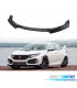 SPOILER LAME AVANT HONDA CIVIC 19-21 LOOK TYPE R NOIR BRILLANT