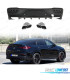 DIFFUSEUR ARRIER MERCEDES COUPE C167 20- LOOK GLE 63 EMBOUTS D'ÉCHAPPEMENT ARGENT