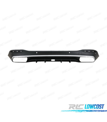 DIFFUSEUR MERCEDES W167 20- LOOK GLE 63 NOIR CHROMÉ