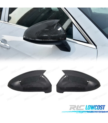 COQUES RÉTROVISEURS AUDI A4 17-20 LOOK RS4 CARBONE