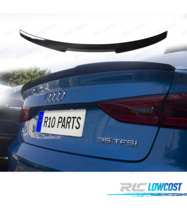 AILERON AUDI A3 8V 12-20 NOIR BRILLANT