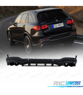DIFFUSEUR MERCEDES GLC X253 SUV 19-22 LOOK AMG GLC43 NOIR