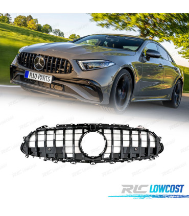 CALANDRE MERCEDES W257 18-24 LOOK GTR NOIR BRILLANT