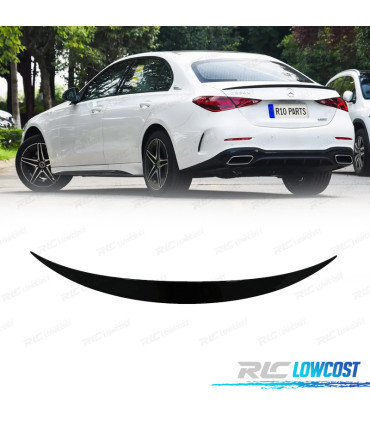 AILERON SPOILER MERCEDES W206 21- LOOK AMG C63 NOIR BRILLANT