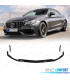 SPOILER LIP MERCEDES W205 C205 14-21 LOOK AMG C63 NOIR BRILLANT