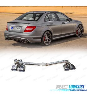 LIGNE D'ÉCHAPPEMENT MERCEDES W204 08-14 LOOK AMG C63