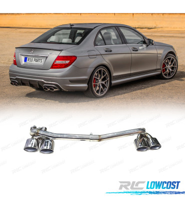 LIGNE D'ÉCHAPPEMENT MERCEDES CLASSE C W204 07-14 LOOK AMG C63