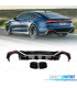 DIFFUSEUR ARRIÈRE AUDI A7 19-23 LOOK RS7 NOIR BRILLANT CHROMÉE