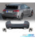 PARE-CHOCS ARRIÈRE MERCEDES W177 18- LOOK AMG A45 + EMBOUTS