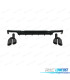 DIFFUSEUR ARRIÈRE AUDI A6  A6 AVANT19-24 LOOK S6 NOIR BRILLANT