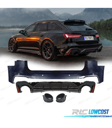 PARE-CHOCS ARRIÈRE AUDI A6 AVANT 19-24 LOOK RS6 ABT