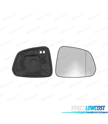GLACE RÉTROVISEUR BASE DROITE CHEVROLET CAPTIVA 08- CONVEXE THERMIQUE