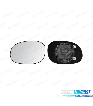 GLACE RÉTROVISEUR BASE GAUCHE CITROEN C2 03-09 ELECTRIQUE