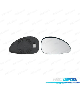 GLACE RÉTROVISEUR BASE DROITE CITROEN C4 04-09 CONVEXE
