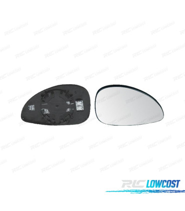 GLACE RÉTROVISEUR BASE DROITE CITROEN C4 04-09 THERMIQUE