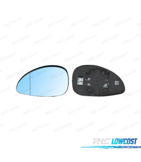 GLACE RÉTROVISEUR BASE GAUCHE CITROEN C4 04-09 BLEU
