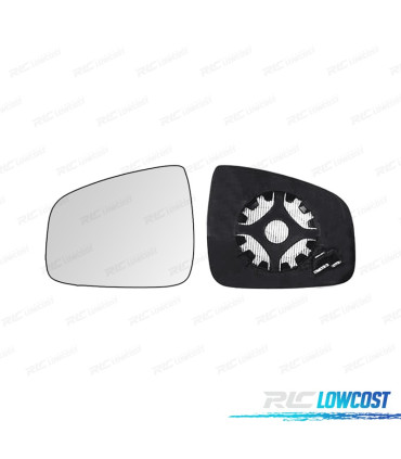 GLACE RÉTROVISEUR BASE GAUCHE DACIA DUSTER 13-17 CONVEXE THERMIQUE