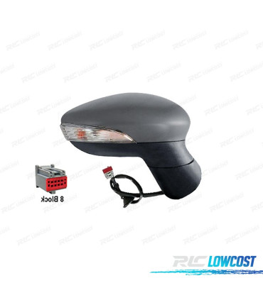 RETROVISEUR COMPLET DROIT FORD FIESTA 08-12 5 PINS