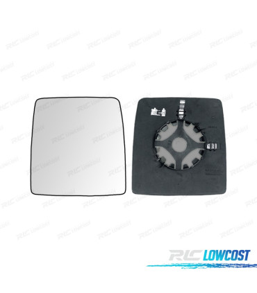 GLACE RÉTROVISEUR BASE GAUCHE OPEL COMBO 02-11 THERMIQUE