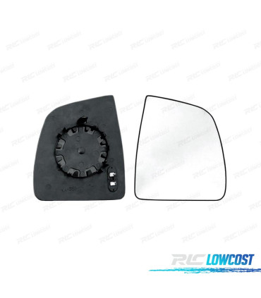 GLACE RÉTROVISEUR BASE DROITE FIAT DOBLO 10- CONVEXE THERMIQUE