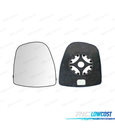 GLACE RÉTROVISEUR BASE GAUCHE RENAULT TRAFIC II 01-13 SUPERIEUR