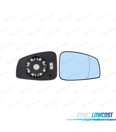 GLACE RÉTROVISEUR BASE DROITE RENAULT LAGUNA III 07- CONVEXE