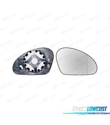 GLACE RÉTROVISEUR BASE DROITE SEAT ALTEA 04-09 CONVEXE THERMIQUE