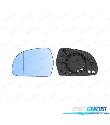 GLACE RÉTROVISEUR BASE GAUCHE SKODA OCTAVIA 09-12 ASPHERIQUE