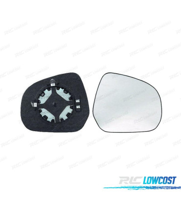 GLACE RÉTROVISEUR BASE DROITE OPEL AGILA 07- CONVEXE THERMIQUE