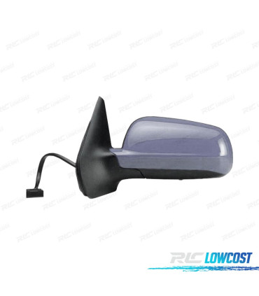 RÉTROVISEUR COMPLET GAUCHE VOLKSWAGEN VW GOLF IV 98-03 ÉLECTRIQUE PRIMÉ BLEU