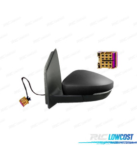 RÉTROVISEUR COMPLET GAUCHE VOLKSWAGEN VW POLO 09-17 MÉCANIQUE