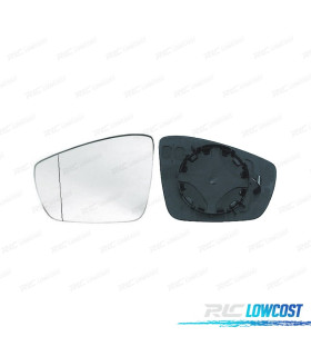 GLACE RÉTROVISEUR BASE GAUCHE VOLKSWAGEN VW POLO 09-17 ASPHERIQUE