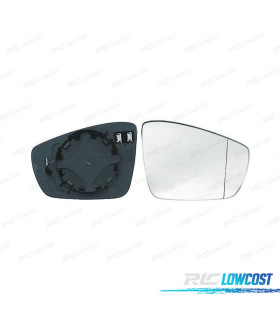 GLACE RÉTROVISEUR BASE DROITE VOLKSWAGEN VW POLO 09-17 CONVEXE