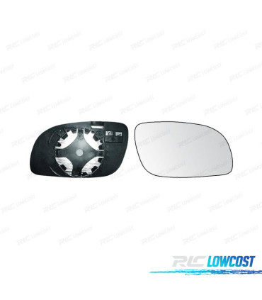 GLACE RÉTROVISEUR BASE DROITE VOLKSWAGEN VW TOURAN 03-09 CONVEXE