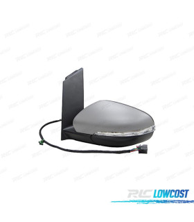 RÉTROVISEUR COMPLET GAUCHE VOLKSWAGEN VW TOURAN 10-15 ÉLECTRIQUE PRIMÉ