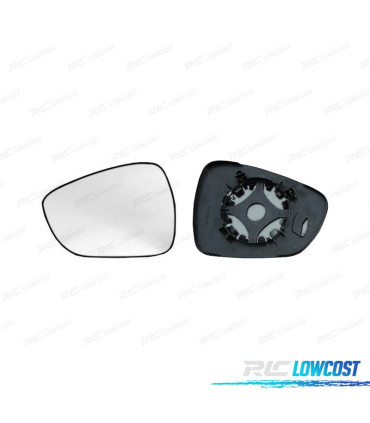 GLACE RÉTROVISEUR BASE GAUCHE CITROEN C3 10-16 CONVEXE