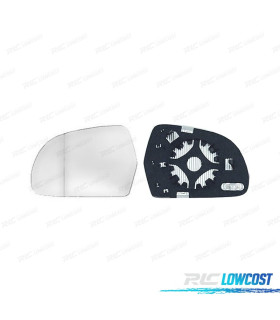 GLACE RÉTROVISEUR BASE GAUCHE AUDI A4 B8 08-11